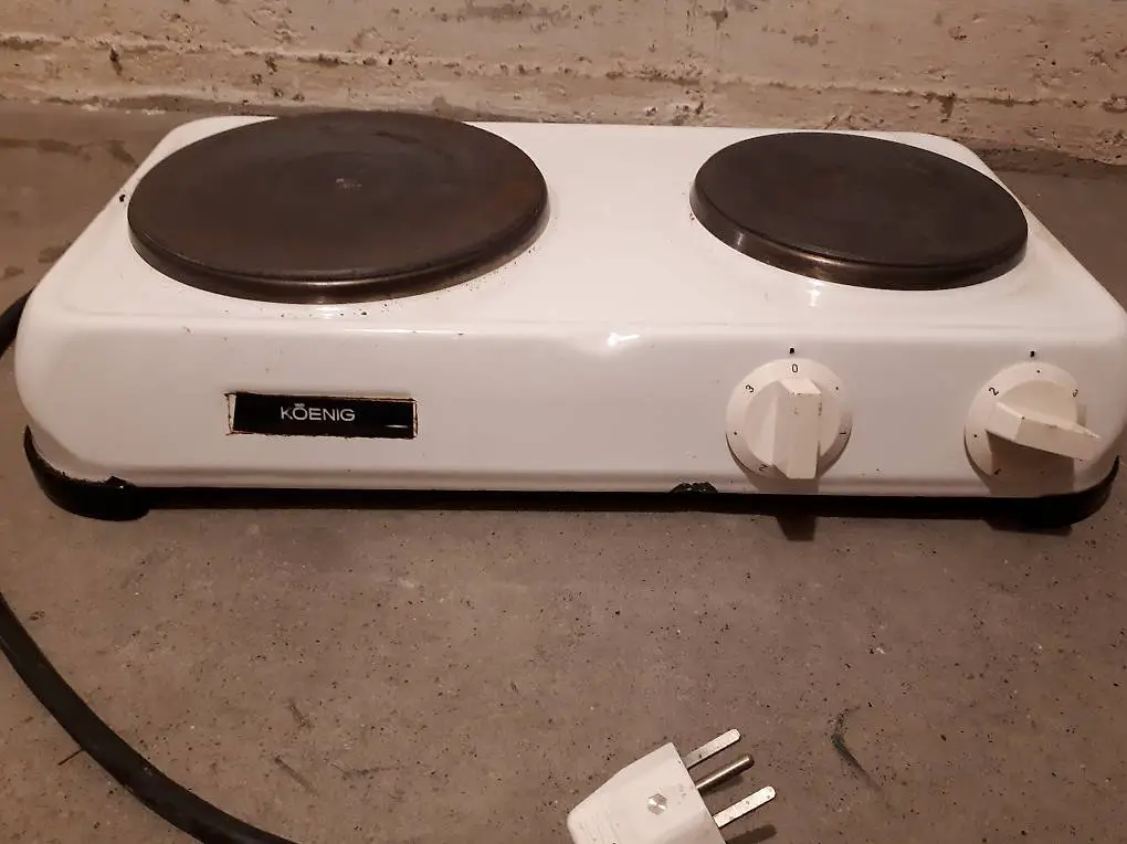 Portable Doppelkochplatte König