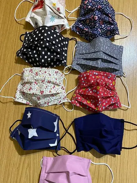 Stoffmasken farbige und uni