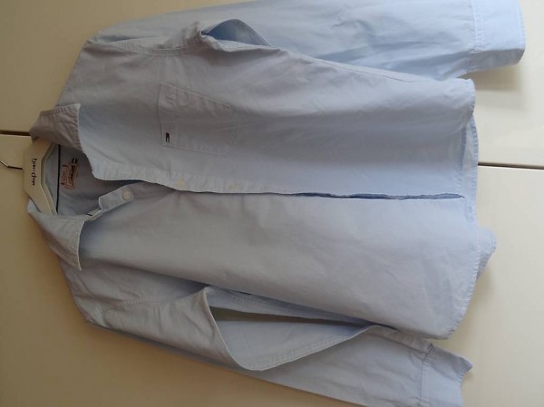  TOMMY HILFIGER Damenhemd blau Gr. L/42 Neuwertig