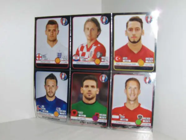 UEFA EURO 2016 STicker 1 Bogen (6 Stk.)