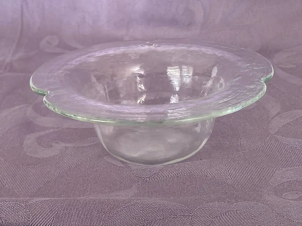 Apéro Schale Glasi Hergiswil Glas Handarbeit mundgeblasen