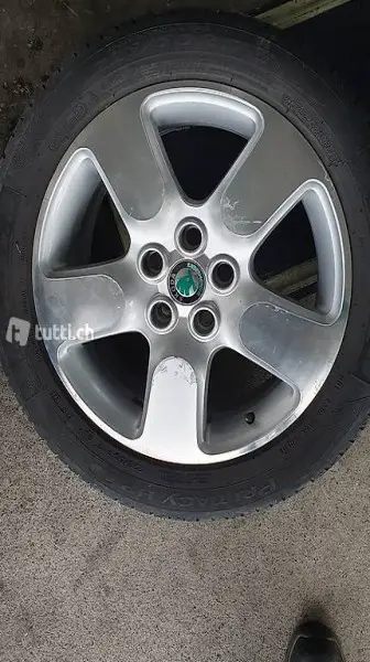 Skoda Octavia Felgen Räder Reifen Leichtmetallfelgen