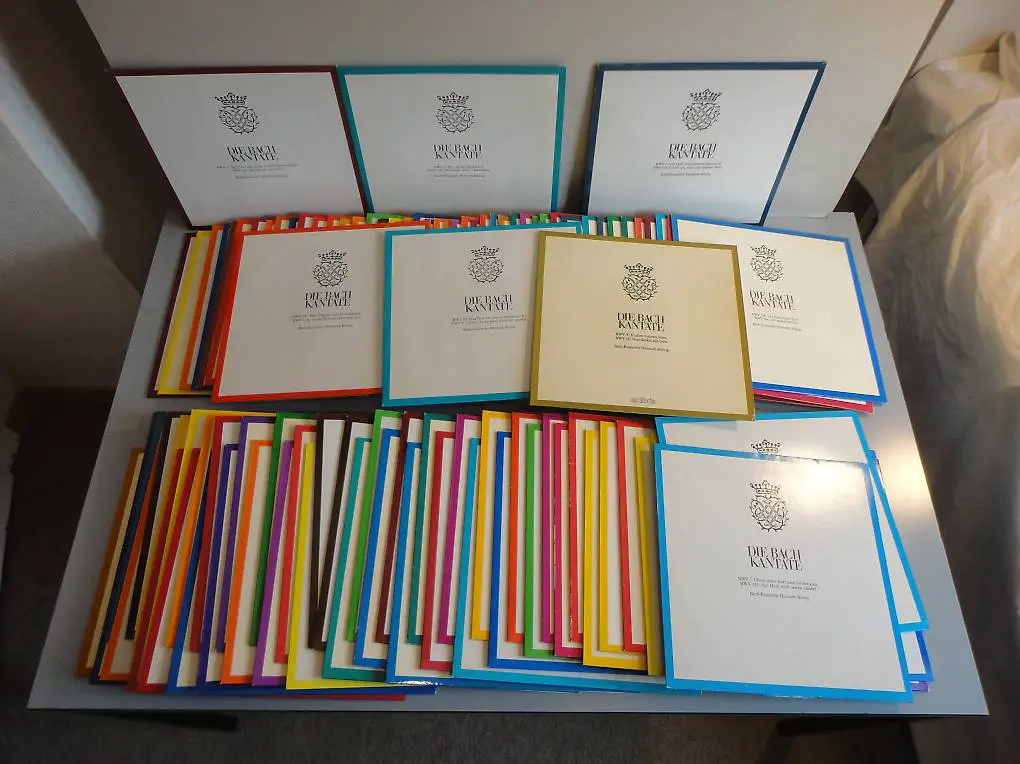 Die Bach-Kantate Helmuth Rilling Ensemble Platten-Sammlung