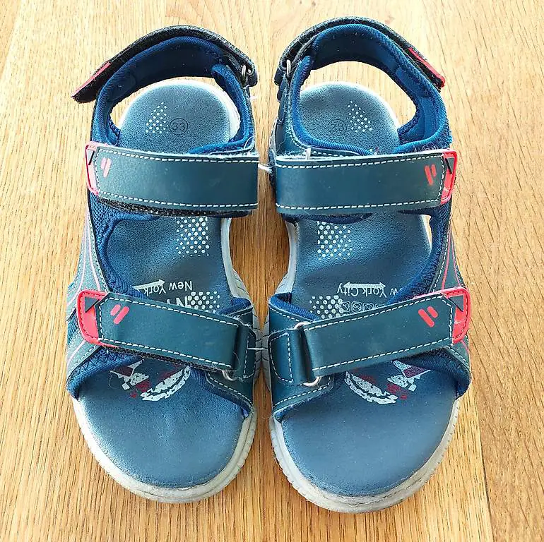 Schuhe 283 unisex Leder Sandalen / Sommer Grösse 33