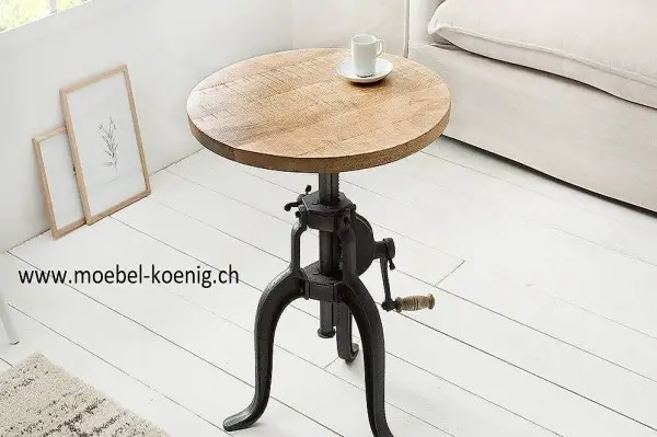  Couchtisch INGENIEUR 50cm Mangoholz