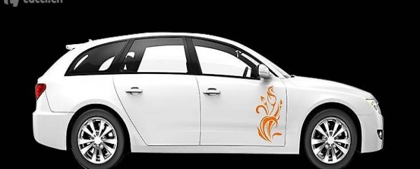  Wandaufkleber Rose - verschiedene Farben und Grössen