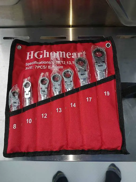 Gabelschlüssel Rätschen Set NEU D