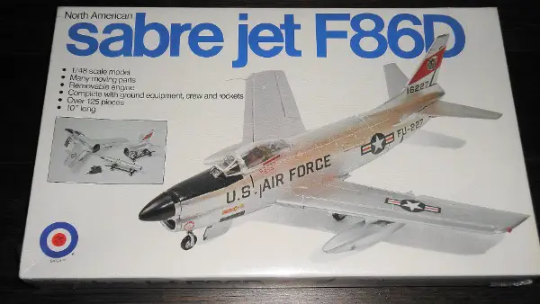 Entex North American Sabre Jet F86D 1:48