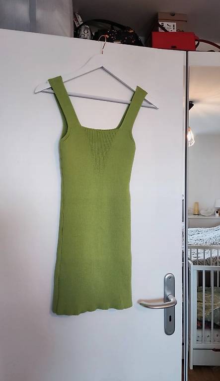 Neu Gestrickte Minikleid