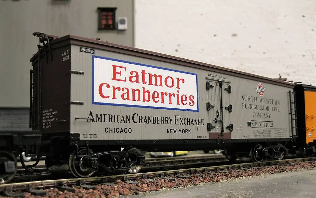 Spur 0 2-Leiter Atlas 9117-2 Reefer 40" NWX North Western