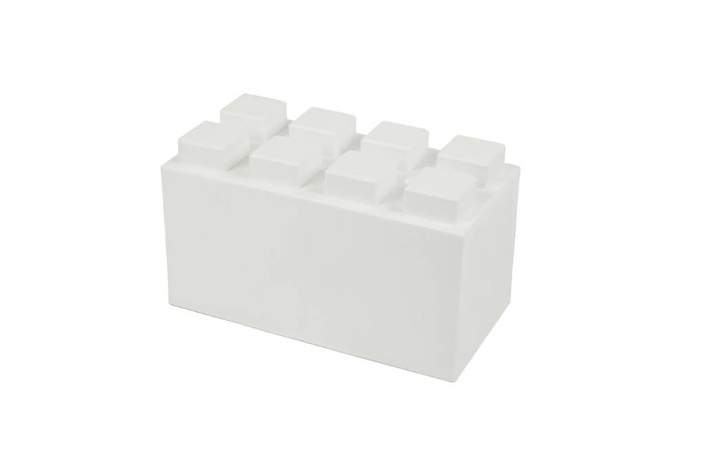 EverBlock? 30x15cm Baustein weiss 4x2 (ganzer Stein)