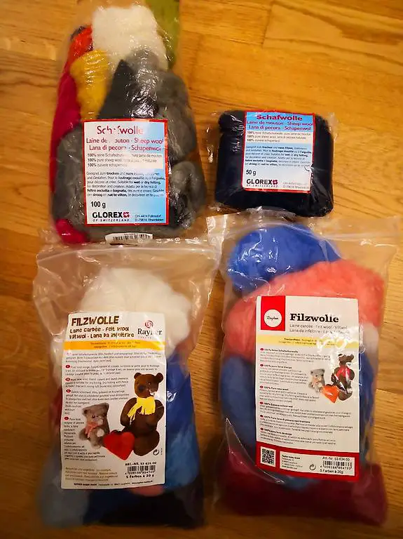 Filzwolle Schafwolle Rayher