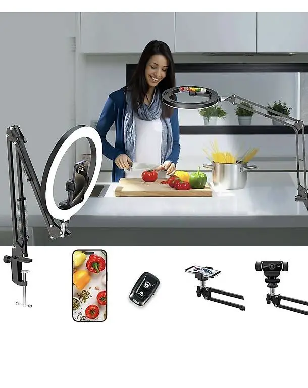 Ringlicht mit Stativ