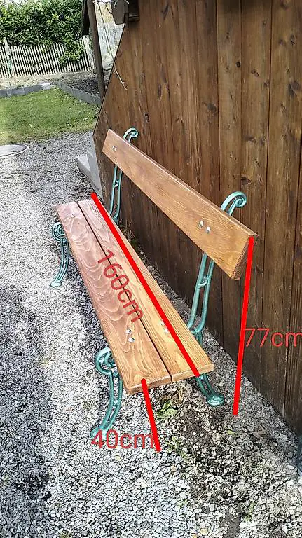 Gartenbank, Gartensitzbank, Sitzbank