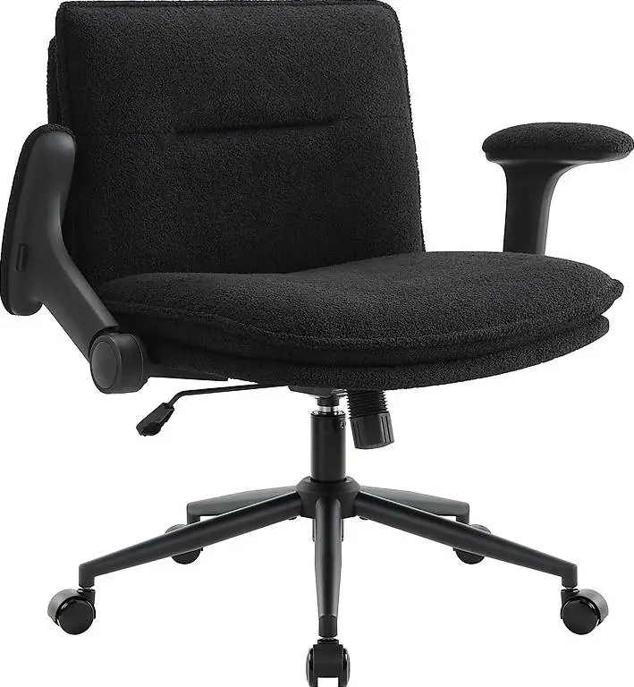 IWMH Schreibtischstuhl Schneidersitz, Bürostuhl mit Armlehne