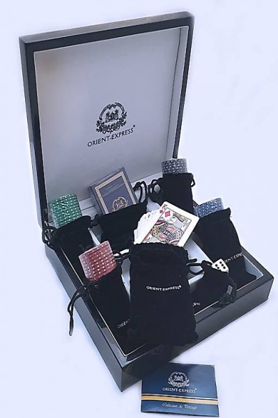  Exklusives, limitiertes Poker-Set ORIENT EXPRESS