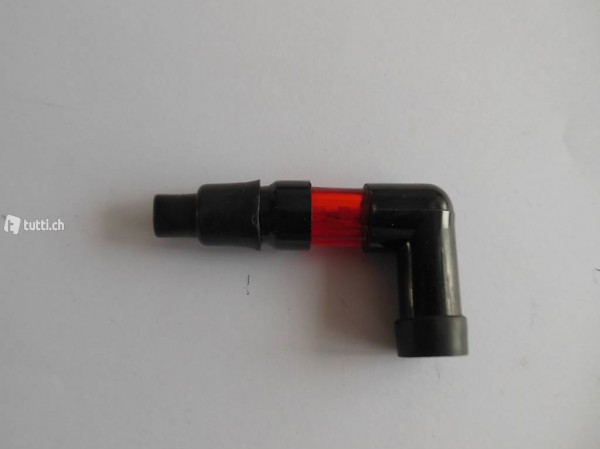 Kerzenstecker mit Funkenbild.