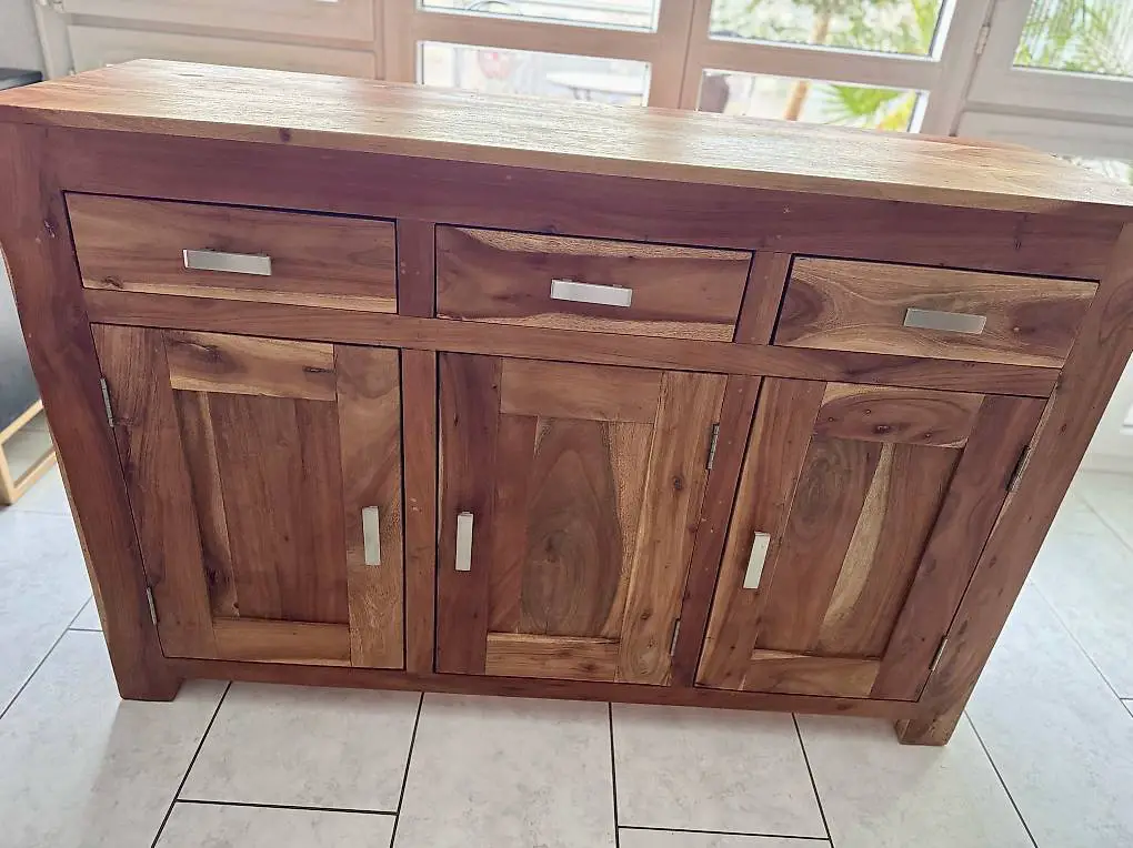 Kommode - Massive Akazien Holz