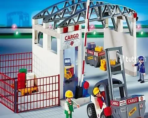Playmobil 4314 Cargohalle mit Gabelstapler NEU/OVP