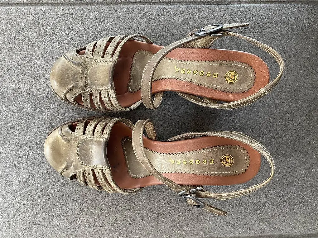 Ledersandalen Grösse 38