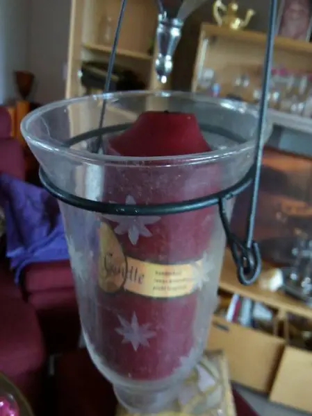 2 Windlichter zum Aufhängen