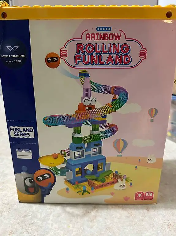 Kugelbahn mit Legoteile? Rolling Funland?