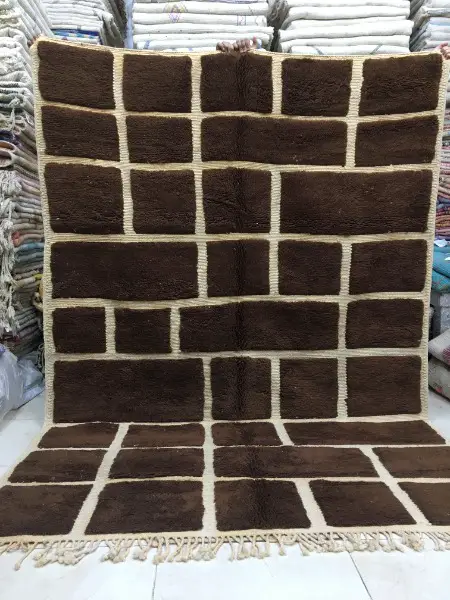 Tapis Mrirt d"exception Berbère Marocain 2m92 x 2m02