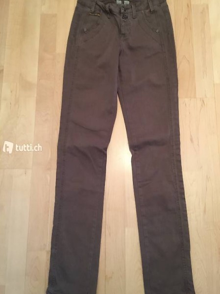 NILE Hose Jeans braun XS/S 34/36 Frühling Sommer