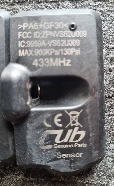 4 Reifendrucksensoren CUB VS62U009