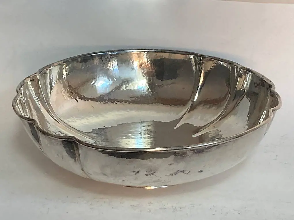 Silberschale Jezler 800er Silber antik Fruchtschale