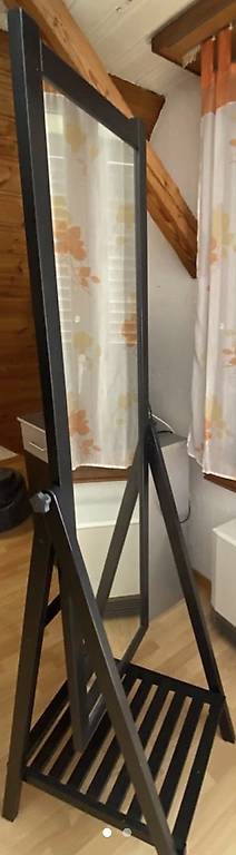 Standspiegel mit Ablage (IKEA Isfjorden)