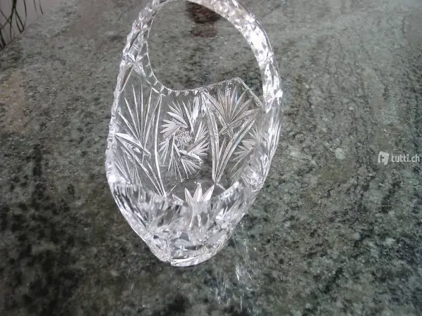 Bonbonniere, Kristallglas, Dekostück