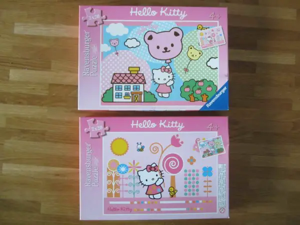  Puzzle Ravensburger Hello Kitty (2 x 20 pièces) 4 +