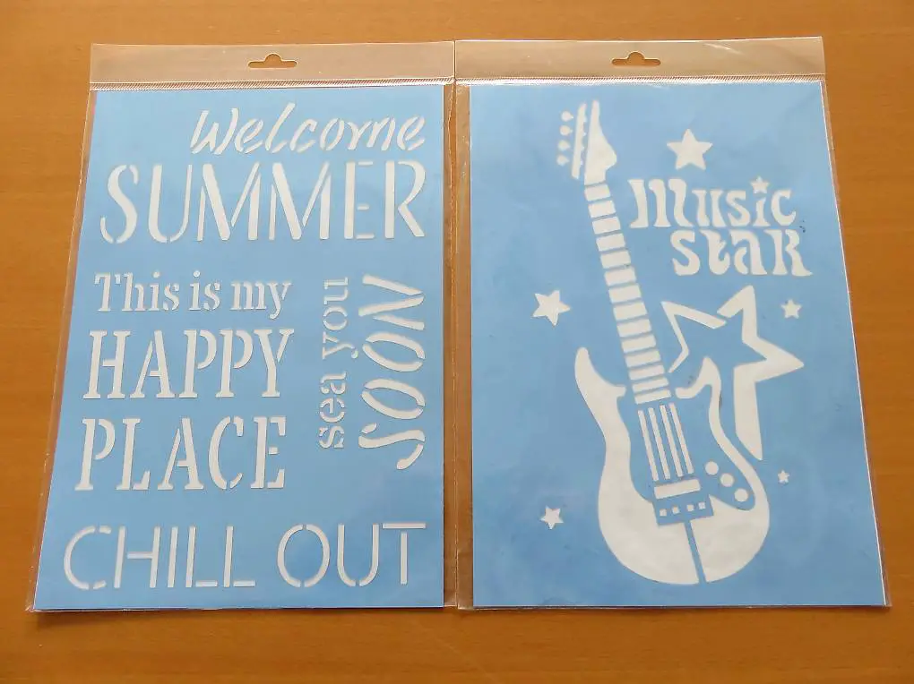 GONIS Flex - Schablonen Welcome Summer & Music Star