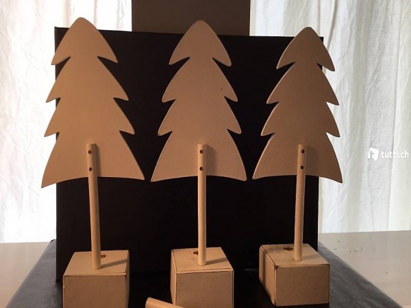 Tannenbäume Kerzenständer Weihnachtsdeko
