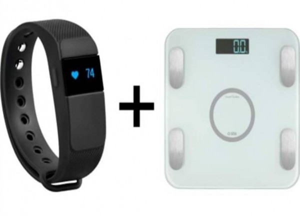  Fitness-Tracker + Smart Scales Smartwaage, Fitnesstracker