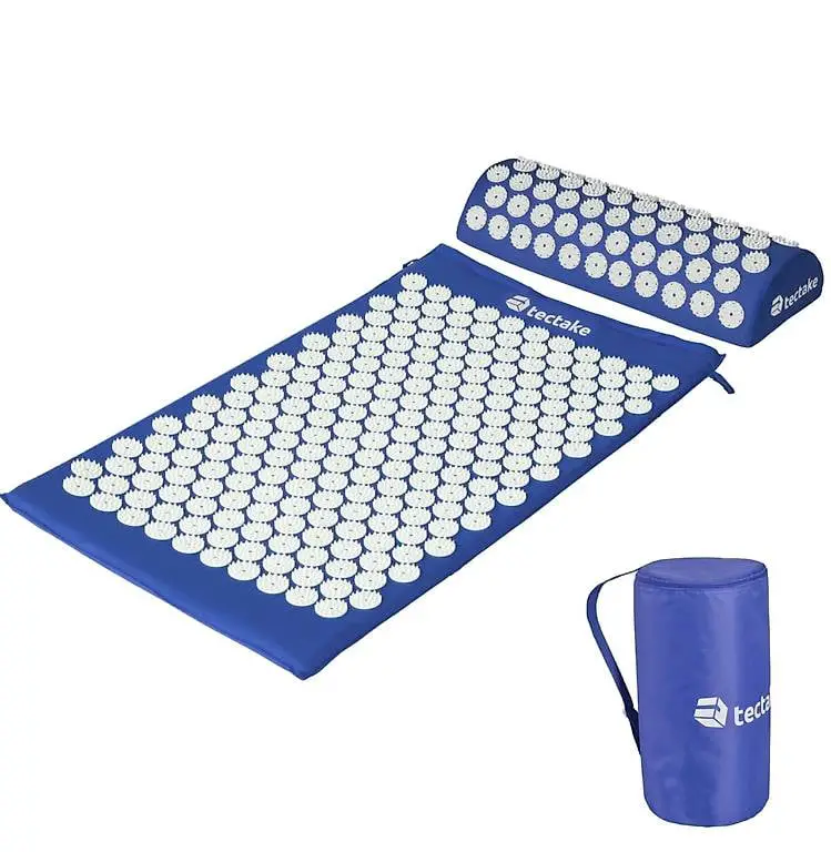 Akupressurmatte blau 3-teiliges Set