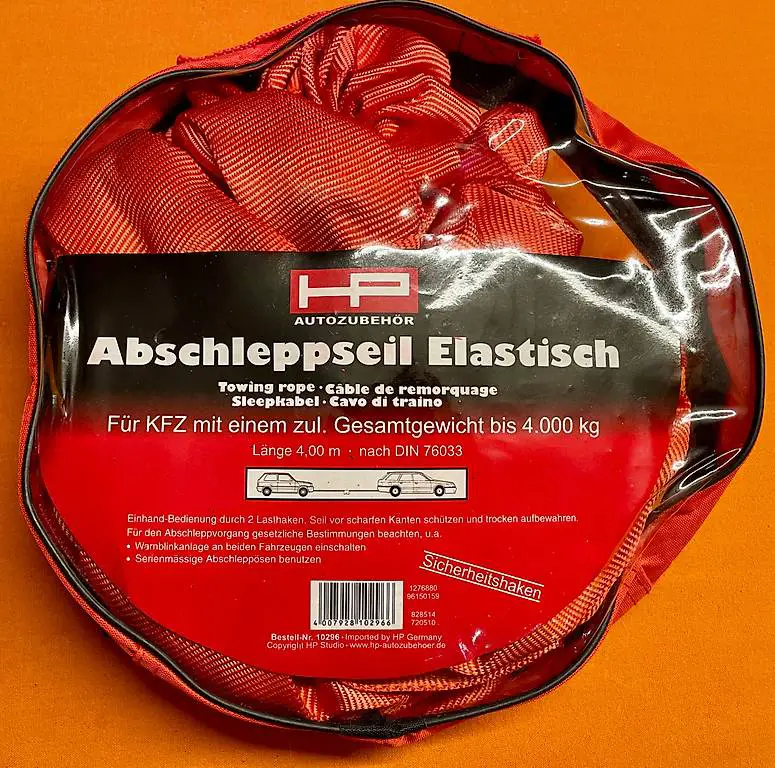 Elastisches Abschleppseil 4m 4"000kg - NEU & OVP