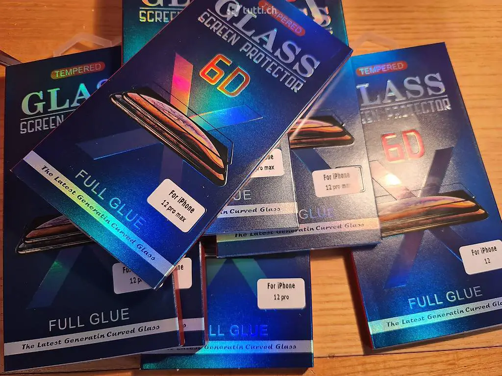 vetro temperato iPhone 12, 12 pro, 12 pro max 6D