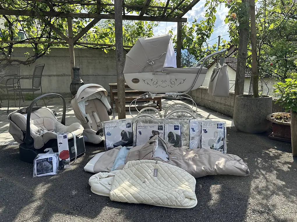 Inglesina Classica: Exklusiver Kinderwagen - Komplettset