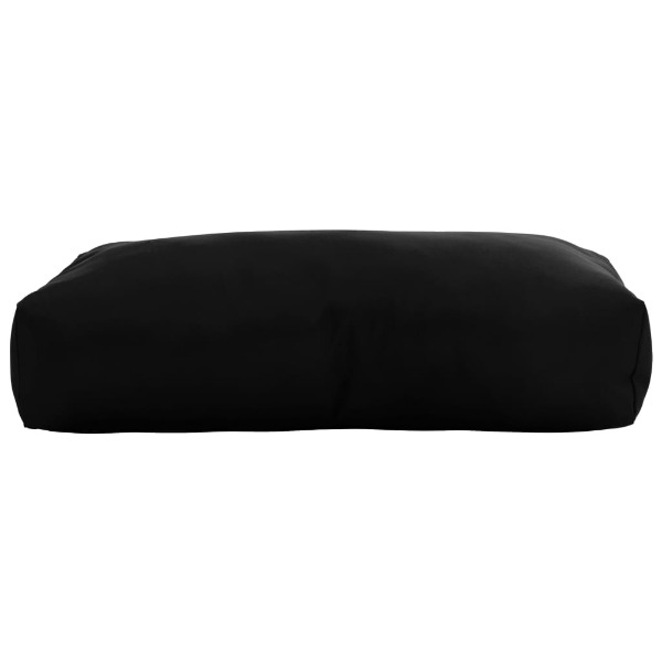  Garten-Rückenkissen Schwarz 80×40×20 cm Stoff