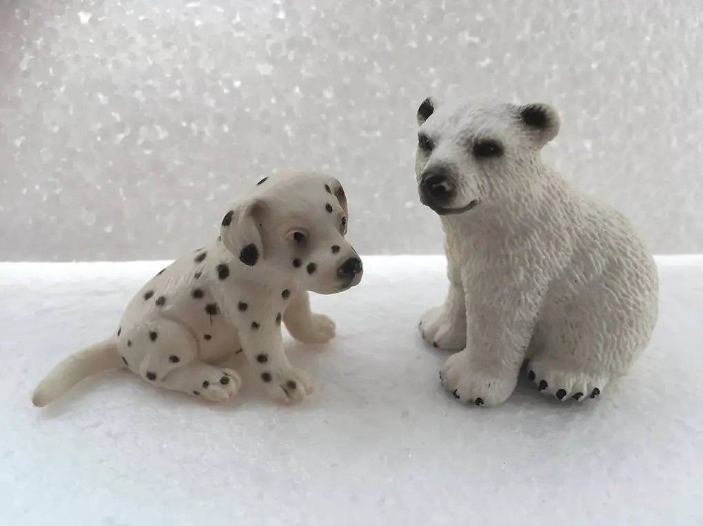 Schleich Eisbär, Jaguar Elefant u. Bullyland Bär, gebraucht