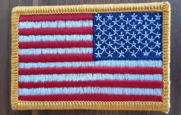 US / USA Badge (Original) - 8cm x 4.5cm