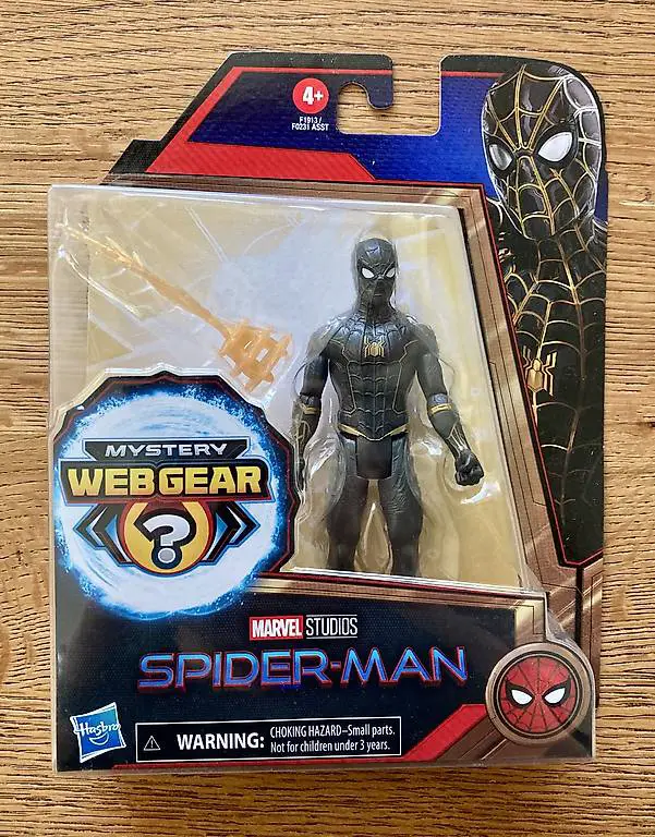 Marvel Spider-Man Actionfigur (F1913 / gold-schwarz)