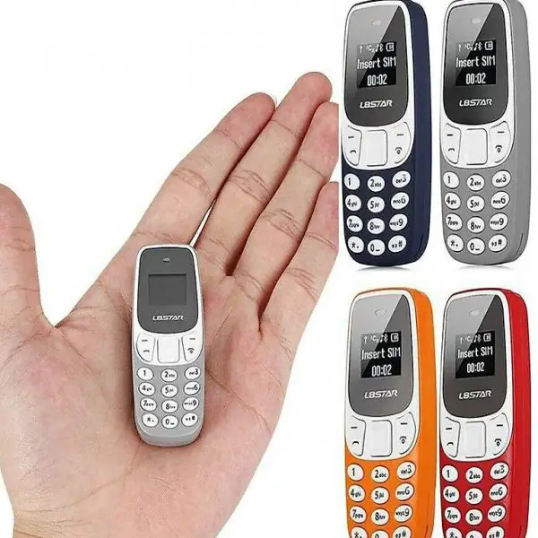  Kleines Mini Handy (voll funktionsfähig, Dual SIM, neu)