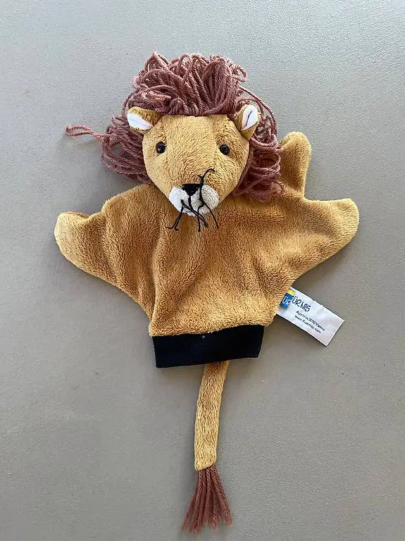 Handpuppe Löwe