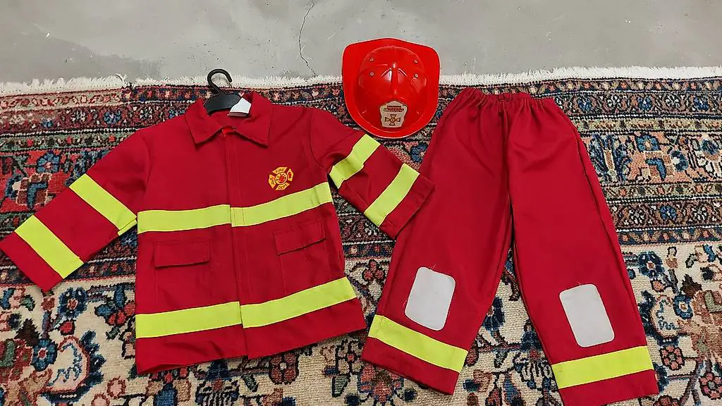 Kinder Fasnachts Gewand Feuerwehr