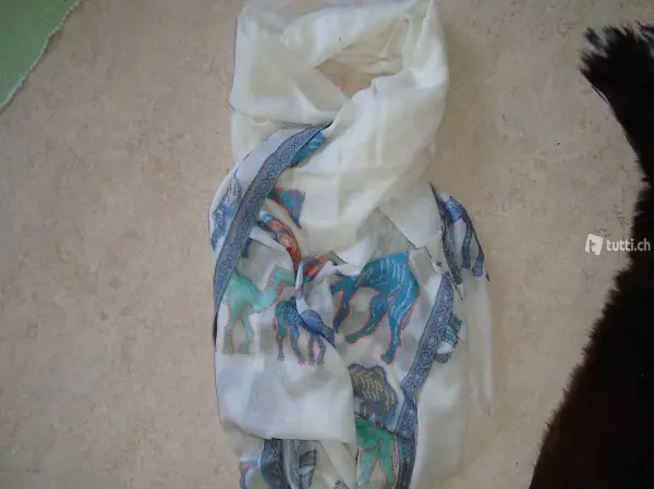 Foulard/Schal aus reinem Kashmir/ sehr dünn, sehr warm / NEU