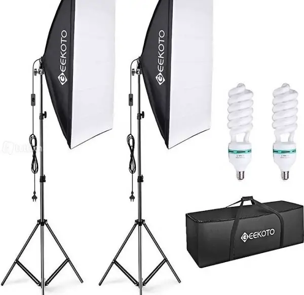  Softbox Set Fotostudio 50 x 70cm