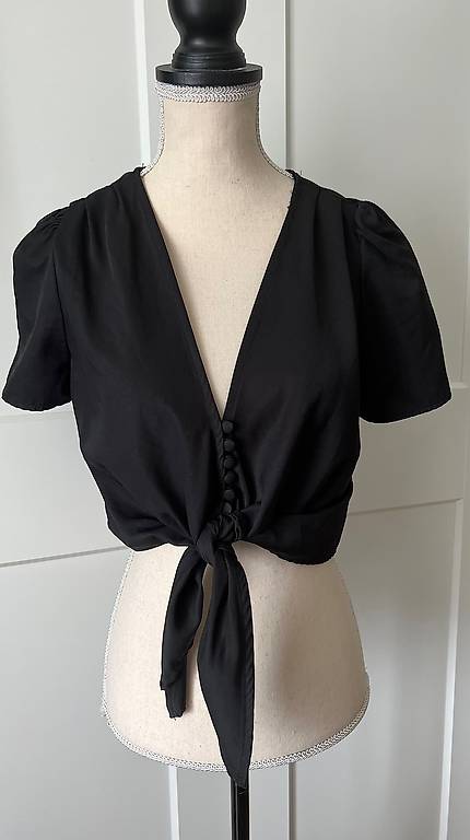 Schwarze Bluse